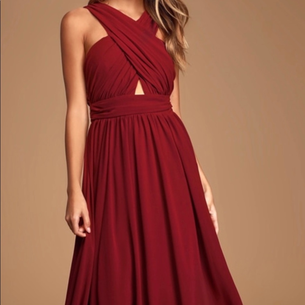 Halter Maxi Formal Dress